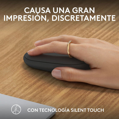 Mouse Bluetooth Multidispositivo Logitech Pebble 2 M350s, Negro