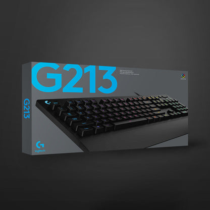 Teclado Gamer Logitech G213 Prodigy con Iluminación RGB LIGHTSYNC