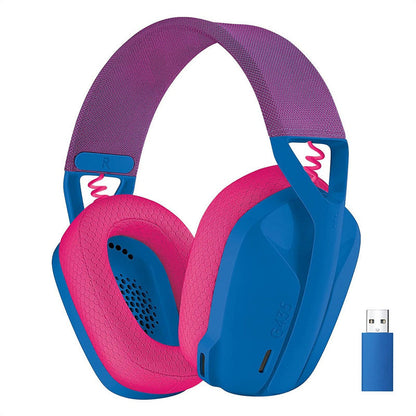 Auricular Gamer Inalámbricos Logitech G435 LIGHTSPEED y Bluetooth, Azul