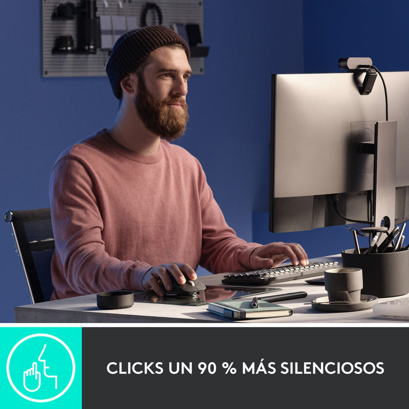 Mouse Inalámbrico Ultra Rápido Logitech Mx Master 3s Blanco