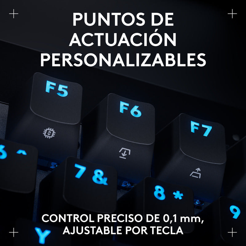 Teclado Gamer Logitech G Pro X Tkl Rapid Rgb Lightsync Negro