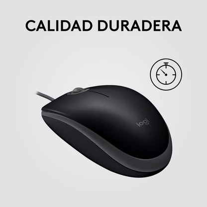 Mouse Logitech M110 Silent/ Clics 90% Más Silenciosos Negro