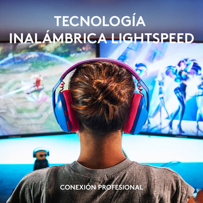 Auricular Gamer Inalámbricos Logitech G435 LIGHTSPEED y Bluetooth, Azul