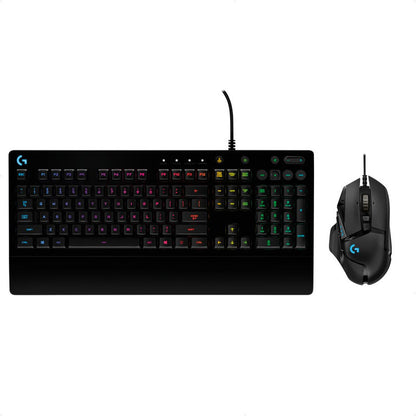 Combo Gamer Teclado Logitech G213 Prodigy RGB + Mouse G502 HERO RGB