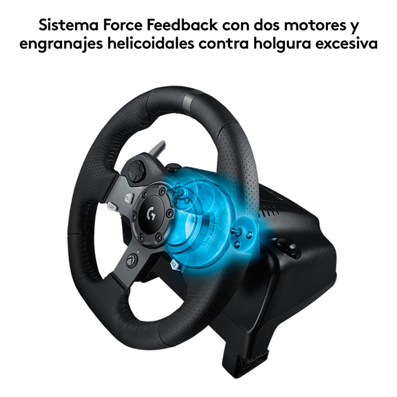 Volante Logitech G920 para Xbox Series X|S, Xbox One y PC + Palanca de Cambios