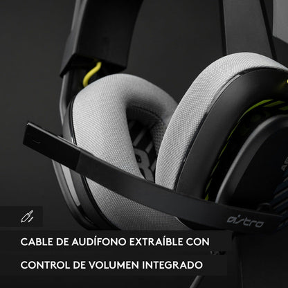 Auricular Gamer Astro A10 Gen 2, Pc/Xbox, Negro