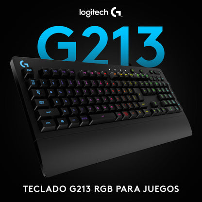 Combo Gamer Teclado Logitech G213 Prodigy RGB + Mouse G502 HERO RGB