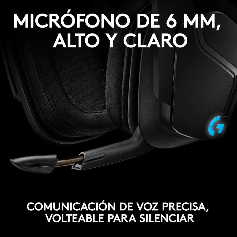 Auriculares Gamerlogitech G935, Inalámbrica 7.1 / Rgb Lightsync
