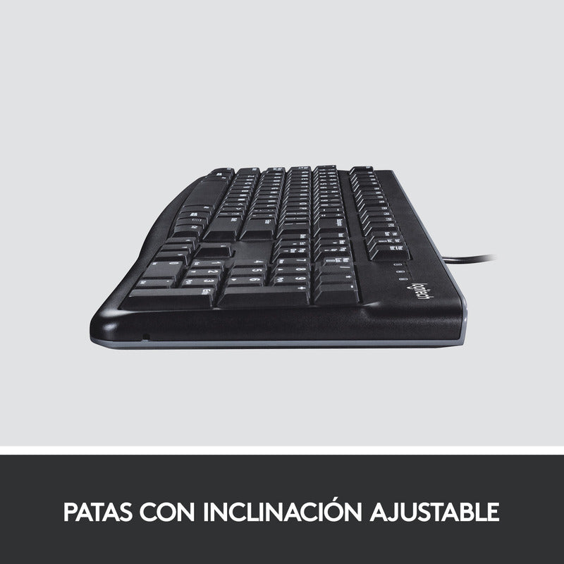 Teclado Usb Logitech K120 Desempeño Agradable Y Silencioso