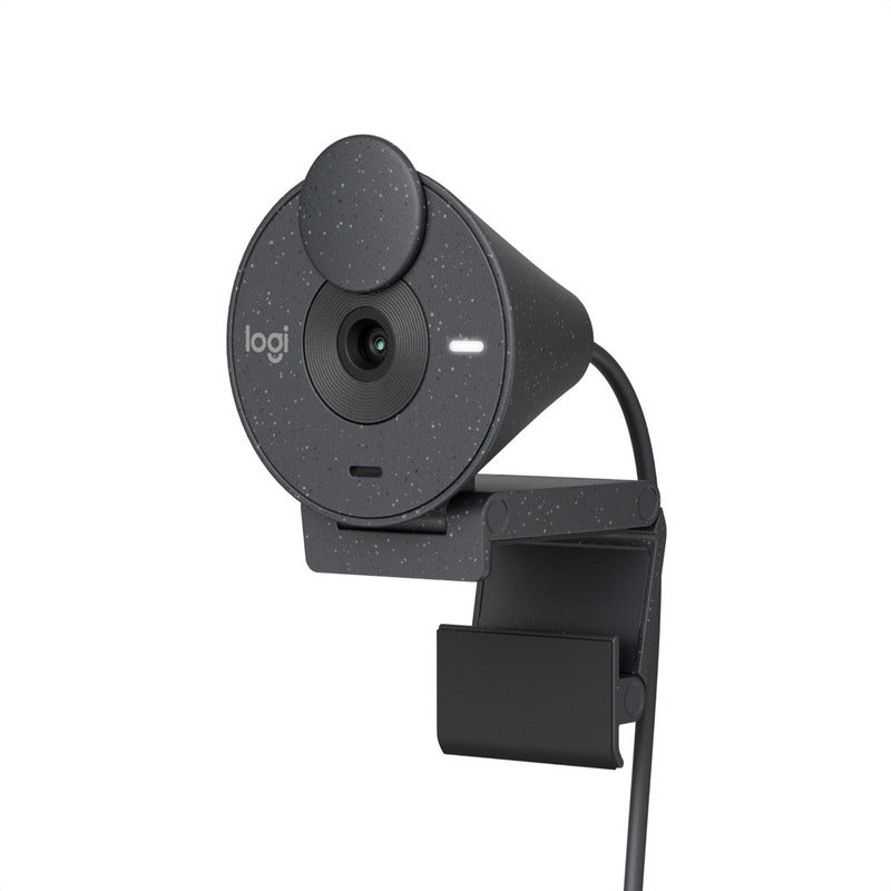 Webcam Logitech Brio 300 Full Hd 1080p Rightlight 2, Grafito