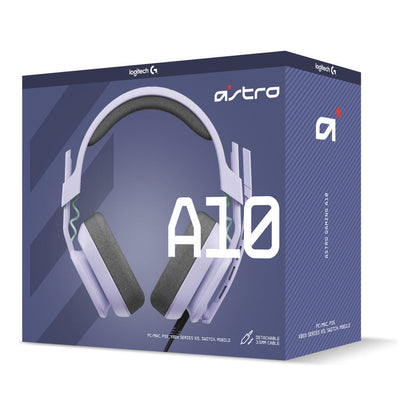 Auricular Gamer Astro A10 Gen 2, Pc/Ps5/Ps4, Xbox, Lavanda