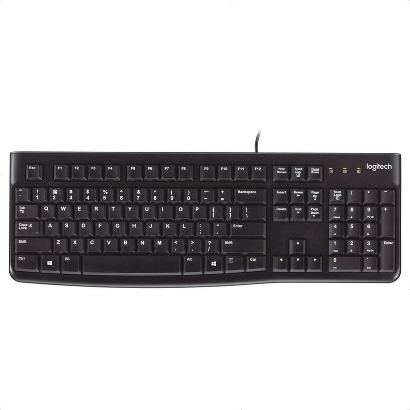 Teclado Usb Logitech K120 Desempeño Agradable Y Silencioso