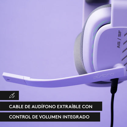 Auricular Gamer Astro A10 Gen 2, Pc/Ps5/Ps4, Xbox, Lavanda