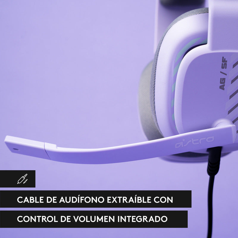 Auricular Gamer Astro A10 Gen 2, Pc/Ps5/Ps4, Xbox, Lavanda