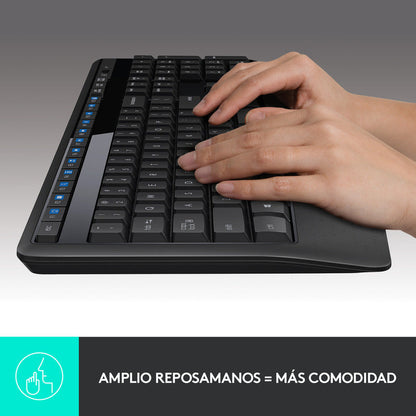 Teclado Multimedia Y Mous Inalámbrico Logitech Mk345