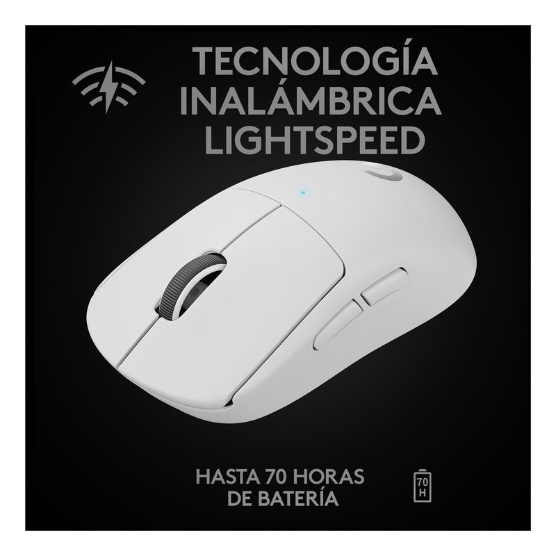 Mouse Gamer Inalámbrico Logitech G Pro X Superlight , Blanco