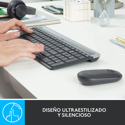 Teclado y Mouse Inalambrico Slim Logitech MK470