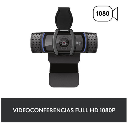 Webcam Hd / Videochats En Full Hd 1080p Logitech C920s Pro