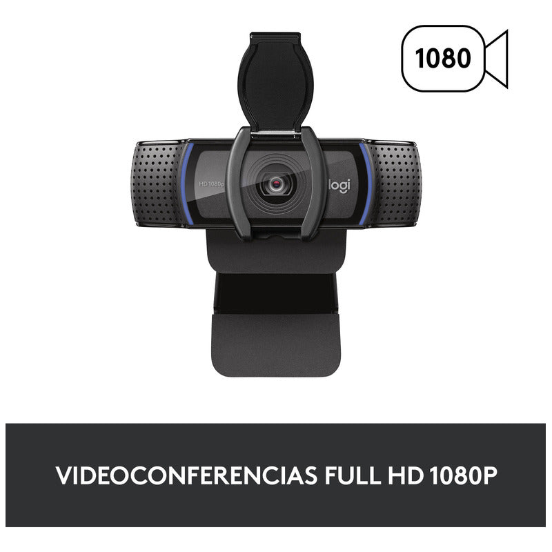 Webcam Hd / Videochats En Full Hd 1080p Logitech C920s Pro