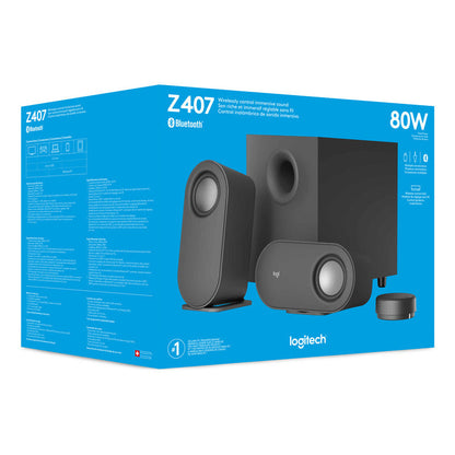 Parlantes 2.1 Bluetooth / Control Inalámbrico Logitech Z407