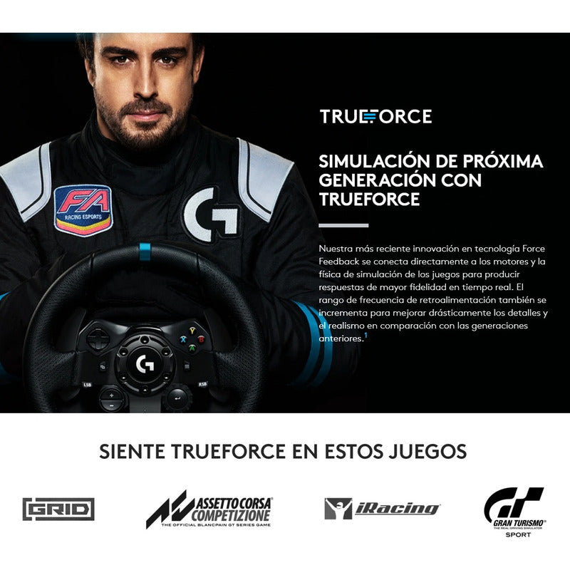 Volante Logitech G923 para Xbox Series X|S, Xbox One y PC + Palanca de Cambios