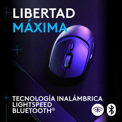 Combo Gamer Logitech Auricular G435 Negra + Mouse G309 Negro