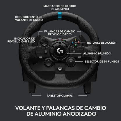 Volante de Carreras Logitech G923 TRUEFORCE para Xbox Series X|S, Xbox One y PC