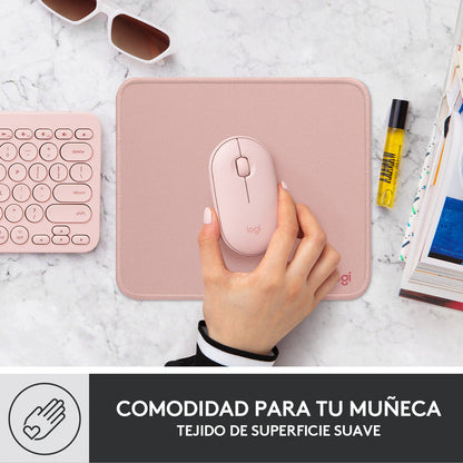 Mouse Pad, Cómodo Deslizamiento Logitech Studio Series Rosa