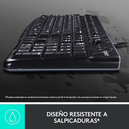 Teclado Y Mouse Usb Plug And Play Logitech Mk120
