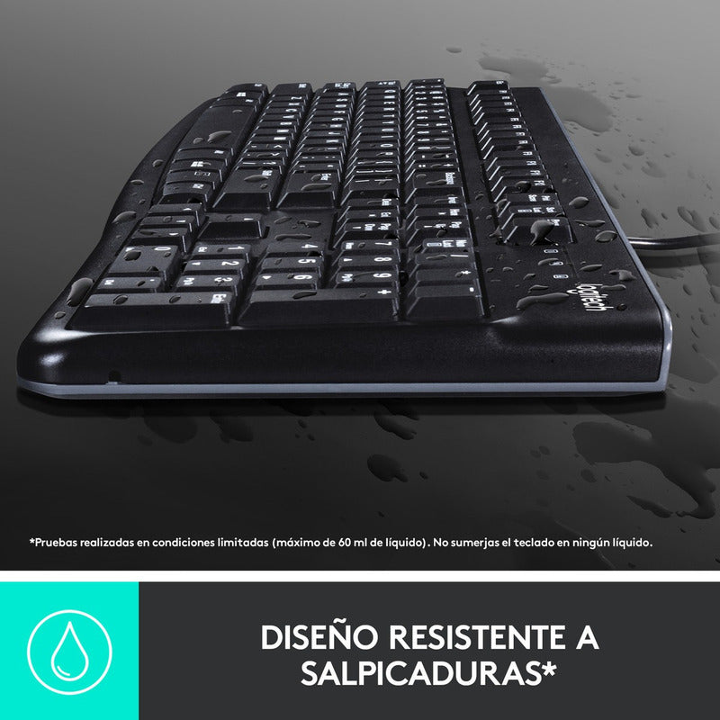 Teclado Y Mouse Usb Plug And Play Logitech Mk120