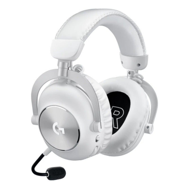 Auricular Gamer Inalámbrica Logitech Pro X 2 Lighstpeed/3.5/Bluetooth, Blanco