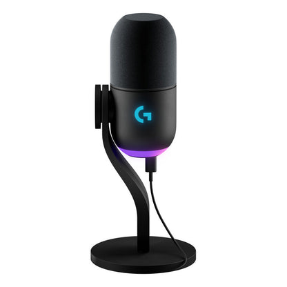 Micrófono Usb Gamer Dinámico Rgb Lightsync Logitech Yeti Gx