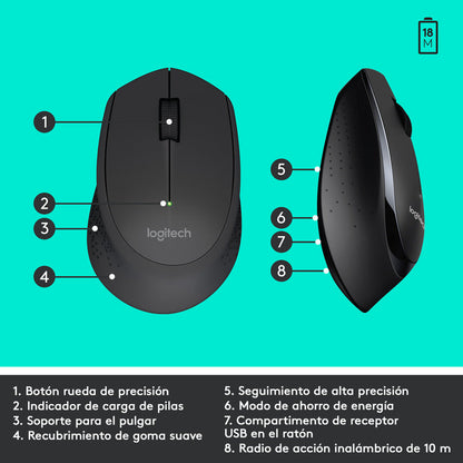 Teclado Multimedia Y Mous Inalámbrico Logitech Mk345