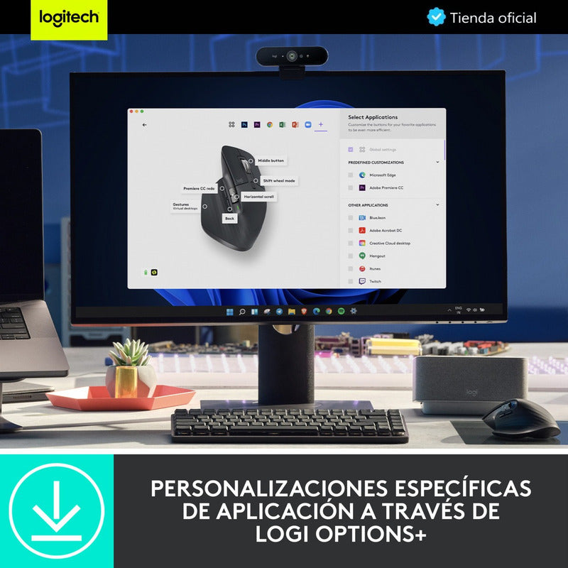 Combo Logitech Teclado Mx Mechanical Mini + Mouse Master 3s