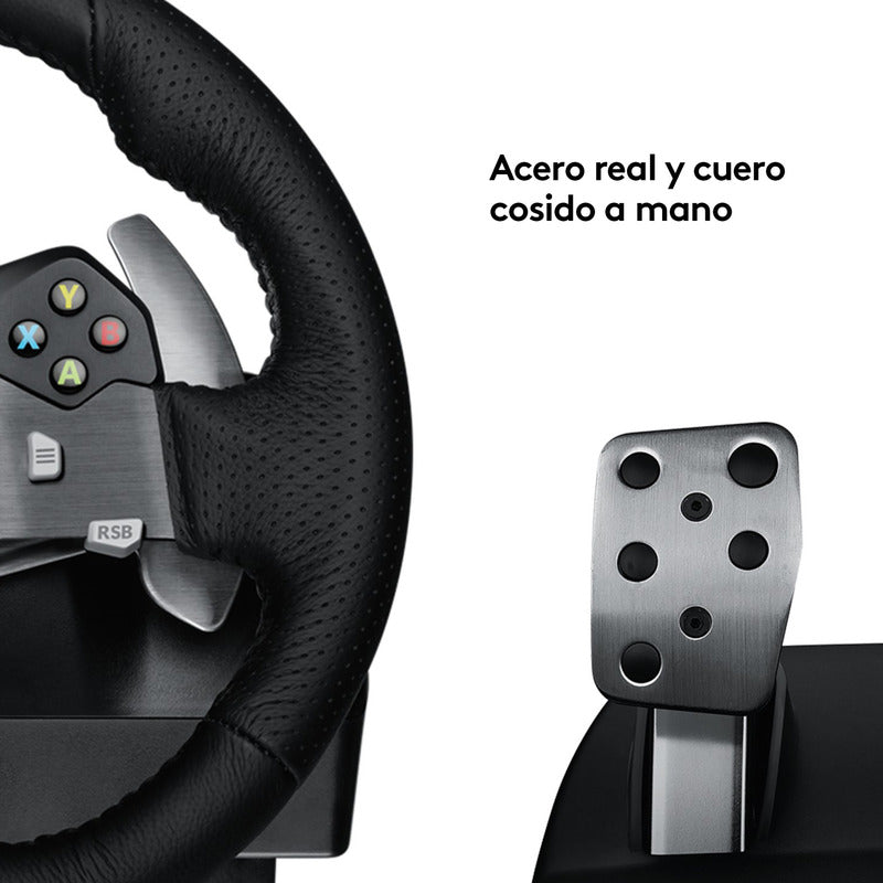 Volante Logitech G920 para Xbox Series X|S, Xbox One y PC + Palanca de Cambios