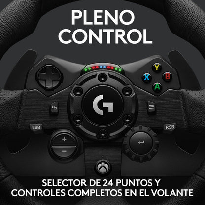 Volante de Carreras Logitech G923 TRUEFORCE para Xbox Series X|S, Xbox One y PC