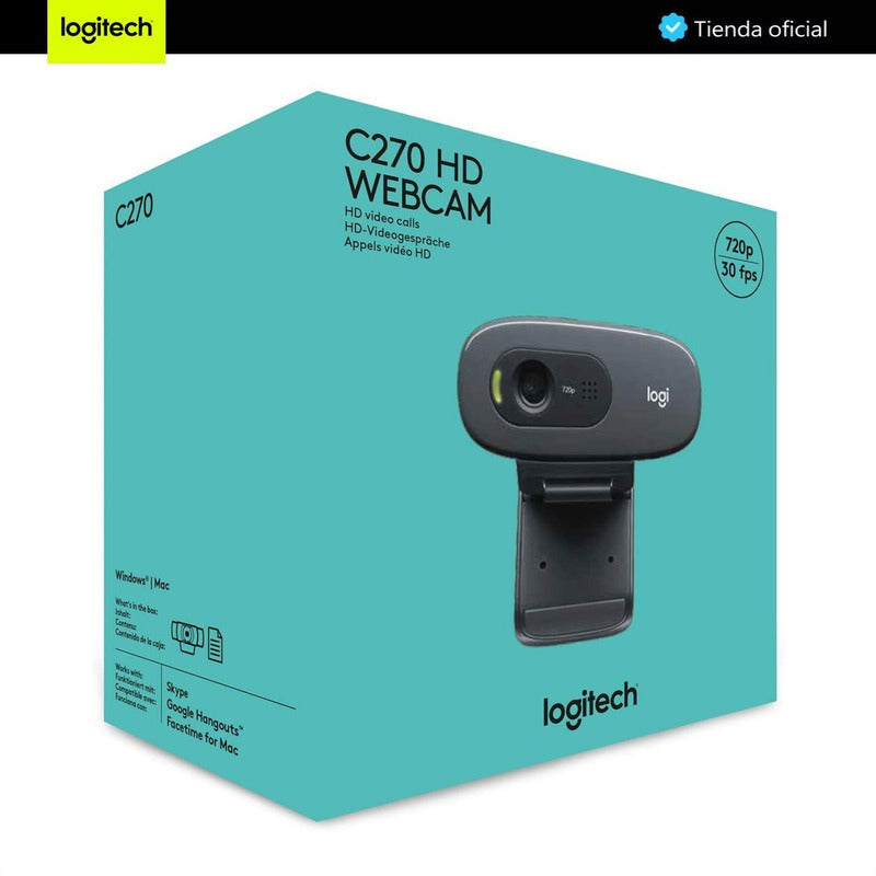 Webcam Para Videoconferencias Hd 720p Logitech C270