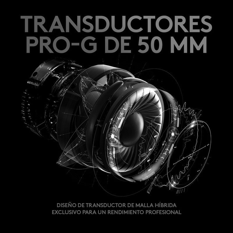 Auricular Gamer Logitech G Pro X, 7.1 Profesional, Pc Ps4 Xbox