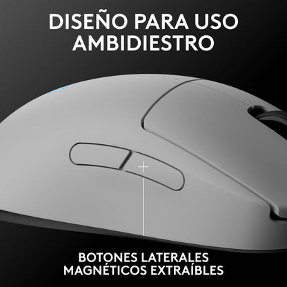 Mouse Gamer Inalámbrico Logitech G Pro 2 Lightspeed, Blanco