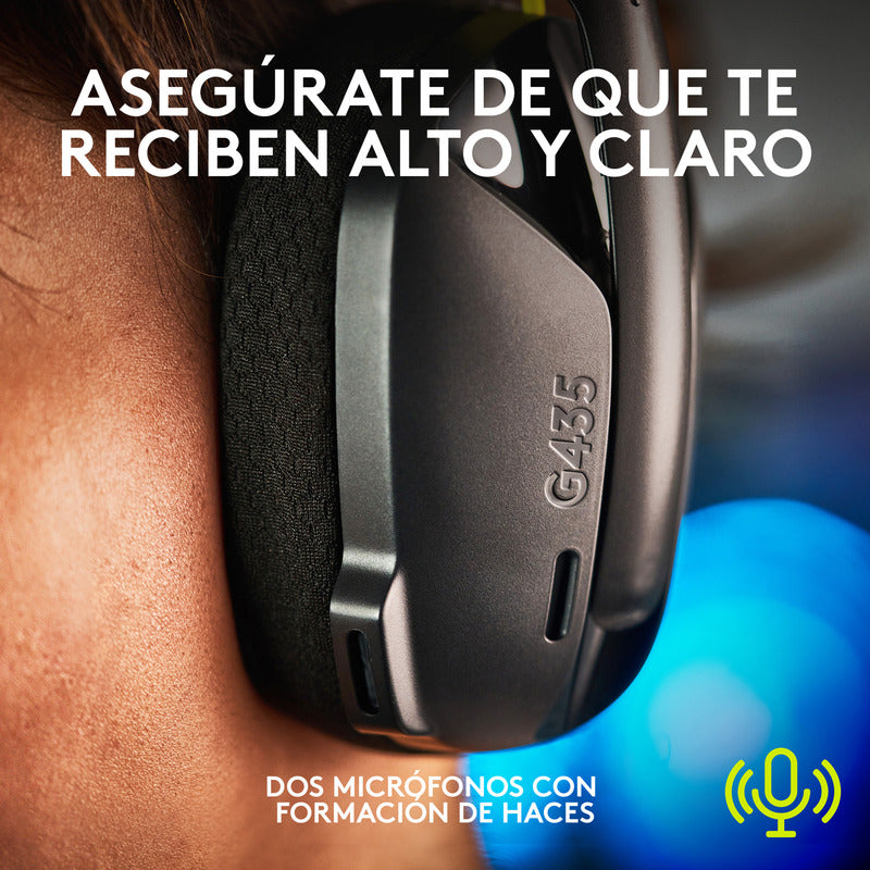 Combo Gamer Logitech Auricular G435 Negra + Mouse G309 Negro