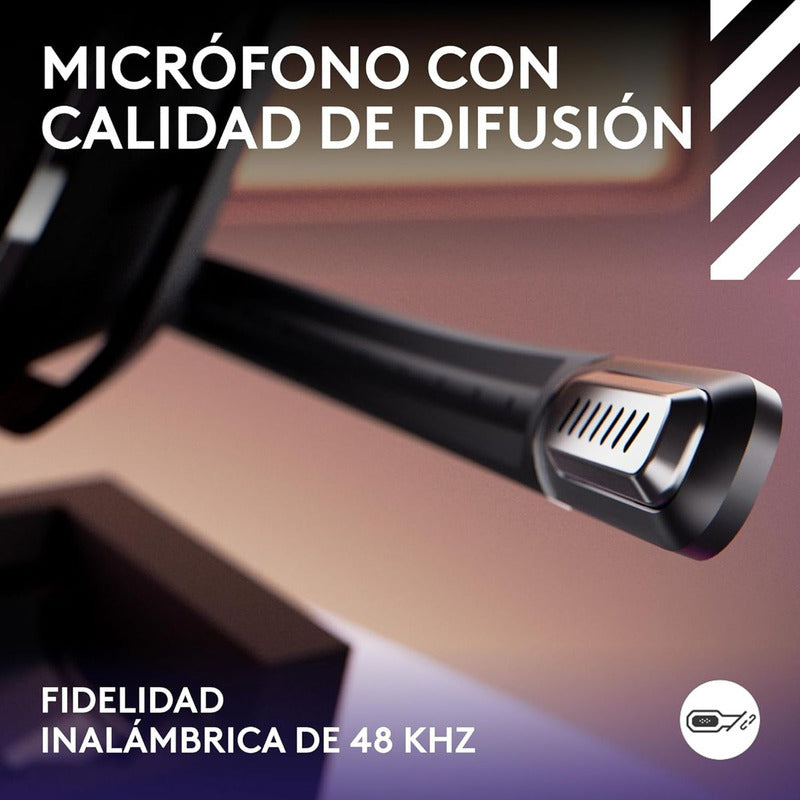 Auricular Gamer Inalámbrica + Base Logitech Astro A50 (5ta Gen) LIGHTSPEED, Black