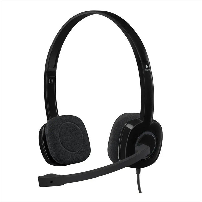 Auriculares Logitech H151, Ajustables, Ligeros Con Micrófono