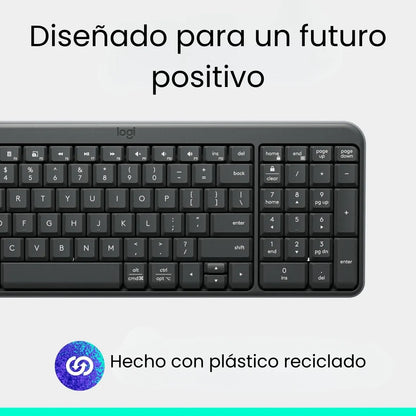 Teclado Multimedia Inalambrico Bluetooth Logitech K250 Negro