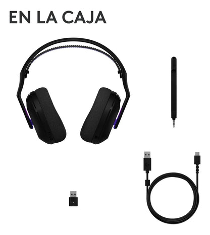 Auricular Gamer Logitech G522, Inalámbrica  Bt / Pc, Ps5 - Negra