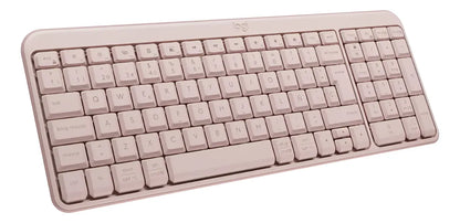 Teclado Multimedia Inalámbrico Bluetooth Logitech K250 Rosa