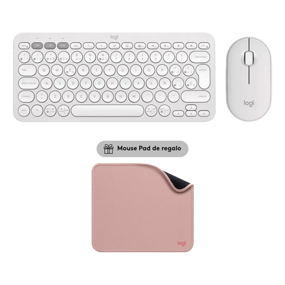 Combo Logitech Pebble 2: Teclado K380s + Mouse M350s