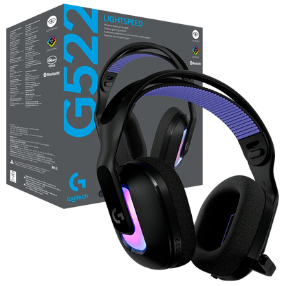Auricular Wireless Logitech G522 lightspeed Black + Soporte de Regalo