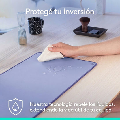 Pad Mouse Logitech Desk Mat Studio Series Lila 70x30cm