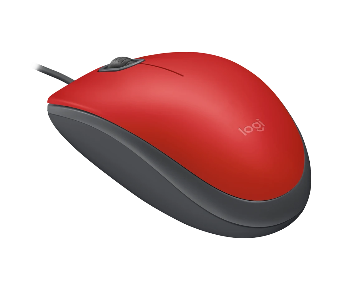 Mouse Logitech M110 Rojo Usb