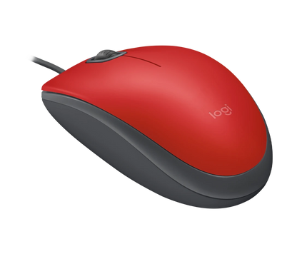 Mouse Logitech M110 Rojo Usb